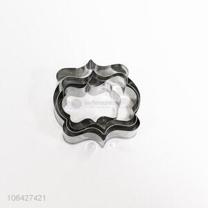 Unique creative shape 4pcs metal cookies and cakes cutter