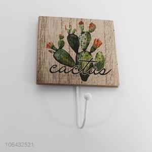 Contracted Design Cactus Pattern Hook for Room Wall Decoration