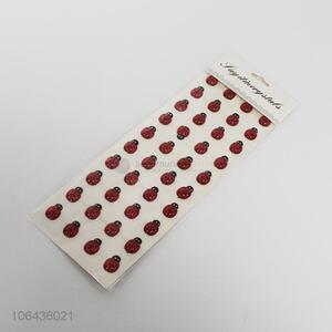 Wholesale Red Cute Mini Ladybug Shape Stickers for Decoration
