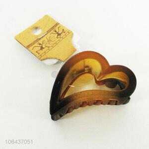 Hot products tortoiseshell heart shaped women hair claw clip