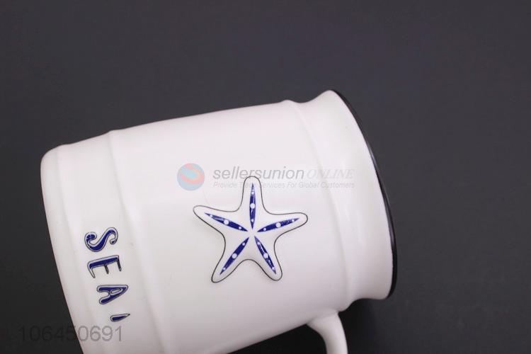 Wholesale Ceramic Tea Mug Coffee Cups With Lid Spoons