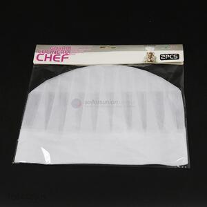 Good quality kitchen cooking white chef hat chef cap