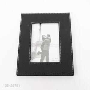 Contracted Design Leather Desktop Picture Photo Frame
