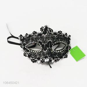 Top selling fashion crystal stone lace party mask for women