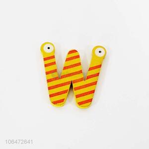 Cartoon Design Wooden Letter Fridge Magnet