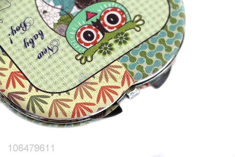 Custom Heart Shape Two-Sided Foldable Makeup Mirror