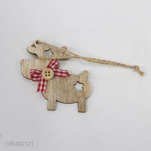 Best selling Xmas Hanging Wood Chip Christmas Tree Ornaments <em>items</em>