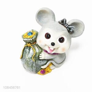 Contracted Design Cute Cartoon Mouse Resin Money Box