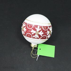 China manufacturer Xmas ornaments painted glass Christmas balls
