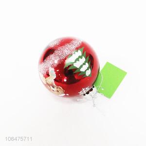 Customized decorative hanging colored glass balls for Christmas tree