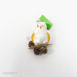 Wholesale Christmas decoration hanging glass owl figurine