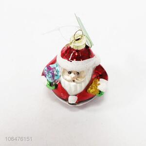 Suitable price <em>Christmas</em> decoration hanging glass <em>Father</em> Claus figurine