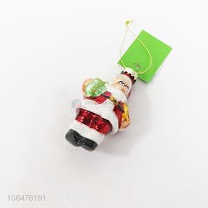 China factory <em>Christmas</em> decoration hanging glass <em>Father</em> Claus figurine