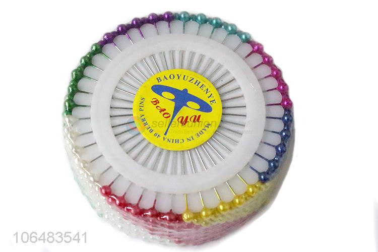 Premium quality cheap multicolor pearl head pin garment accessories
