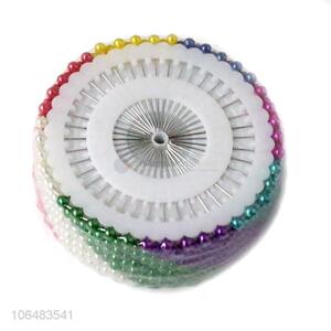 Premium quality cheap multicolor pearl <em>head</em> <em>pin</em> garment accessories