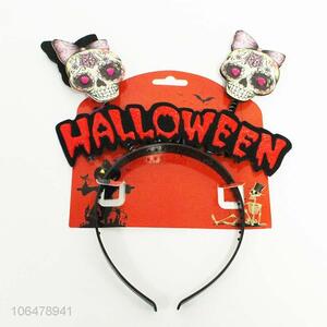Popular Halloween decoration skull design headband hair hoop