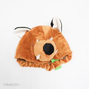 Unique design brown bear winter keep warm children animal cap