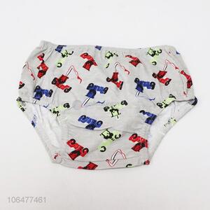 Custom logo breathable kids underwear boy cotton briefs
