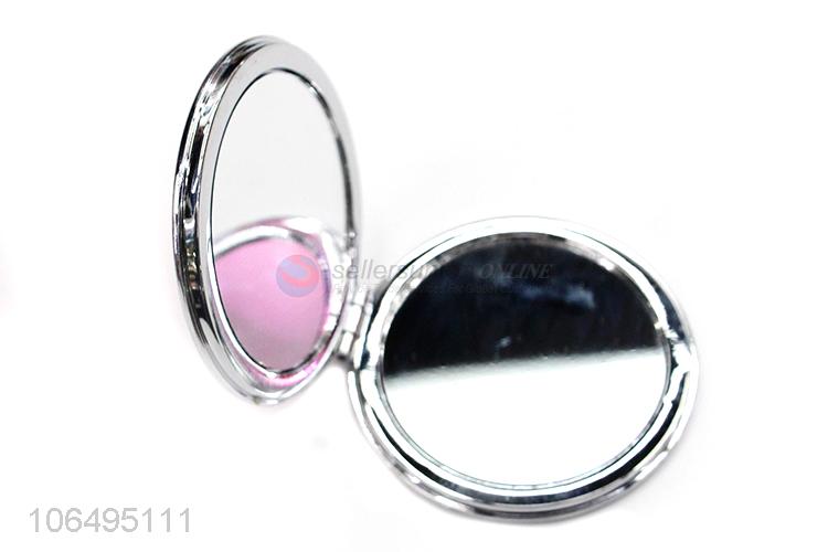 Custom Foldable Round Makeup Mirror Compact Pocket Mirror