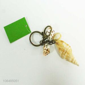Fashion Key Chain With Natural Shells