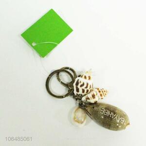 Custom Fashion Natural Shells Key Chain