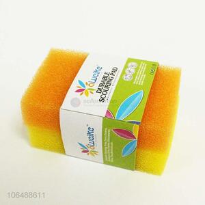 Good Quality 2 Pieces Scouring Pad Cleaning Sponge