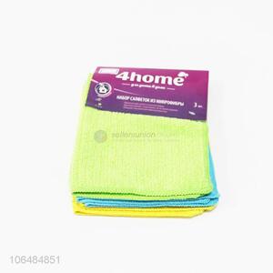 High Quality 3PC Colorful Cleaning Cloth Cheap Cleaning Rags