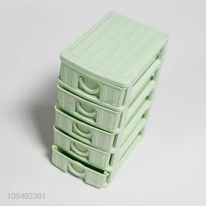 Hot products 5-tier plastic storage drawer storage cabinet
