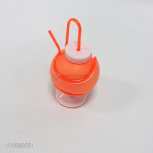 Newest creative tennis shaped plastic drinking cup with straw