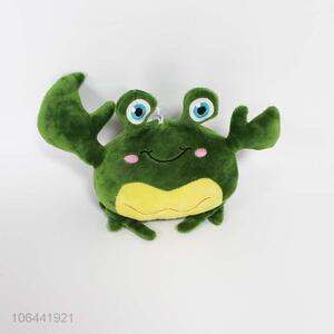 Custom Cute Soft Stuffed Small Green Crab Shape Plush Toy