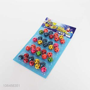 Low price 36pcs mini bouncy footballs toy balls