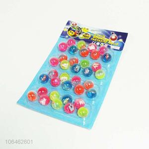 Hight Quality 36PC Round Colorful Elastic Ball Toys