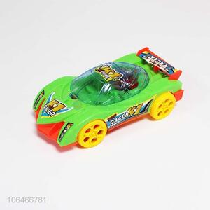 Unique design plastic cartoon toy car pull back car