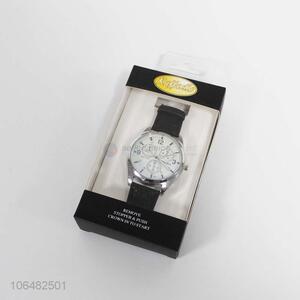 Excellent quality <em>men</em> fashion 40cm wristwatch with pu strap