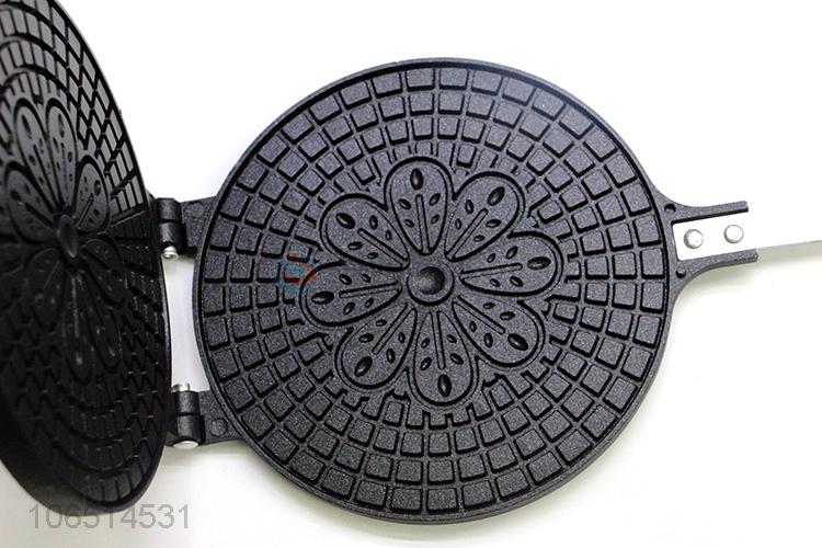 Hot products non-stick cast iron waffle baking pan