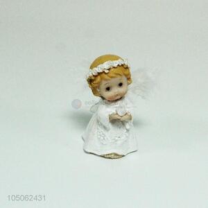 Wholesale promotional gift resin lovely angel craft ornaments