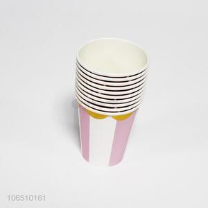 China factory custom logo 10pcs paper cups