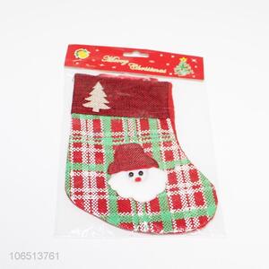Wholesale Christmas tree decoration hanging non-woven stocking