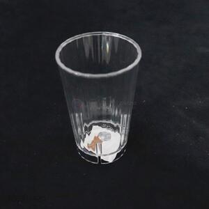 Good quality durable clear plastic cup drinking cup