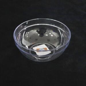 High quality plastic reusable plastic transparent salad bowl