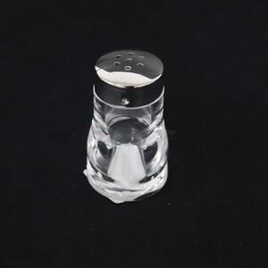 Premium quality clear spice acrylic bottles with 7 holes on lid