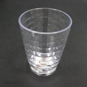 Wholesale premium transparent threaded plastic cup