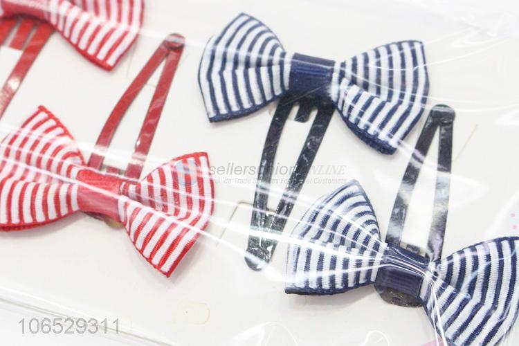 Contracted Design Hair Accessories Baby Little Girls Hair Clips Bows Hairpins Set