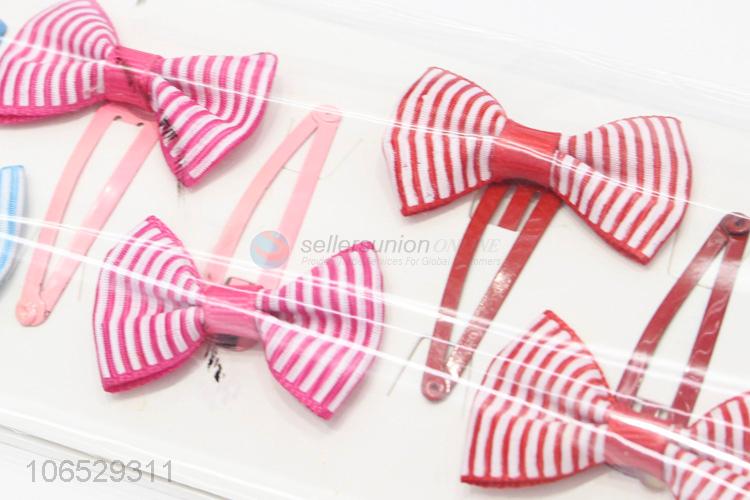 Contracted Design Hair Accessories Baby Little Girls Hair Clips Bows Hairpins Set