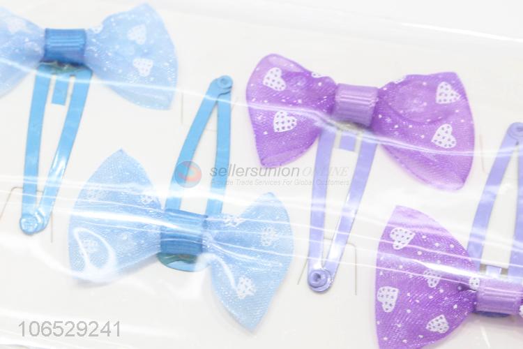Cute Design Kids Bow Hair Clip Children Birthday'S Gift Hairpin Set