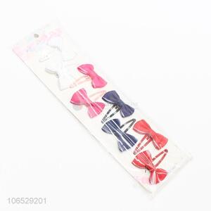 Factory Price Children Toddler Bow Hair Clip Bow Accessories Hairpin Set