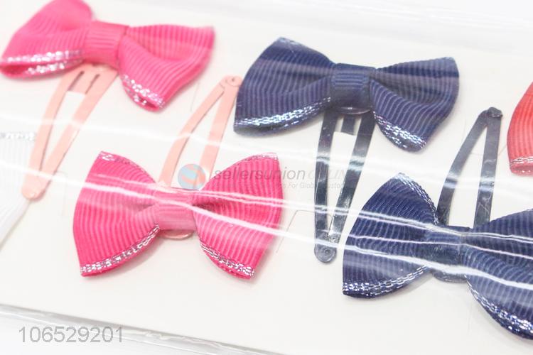 Factory Price Children Toddler Bow Hair Clip Bow Accessories Hairpin Set