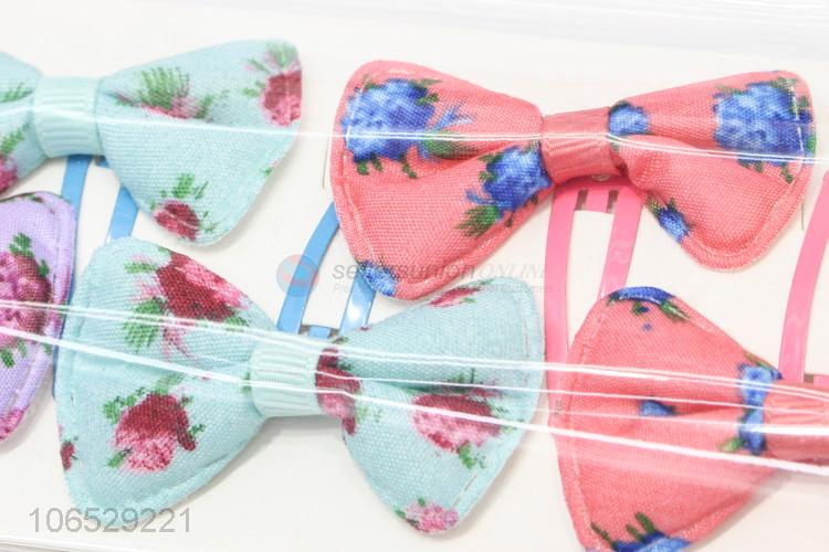 Wholesale Bow Hairclips Kids Fancy Bowknot Hairpins Set For Children