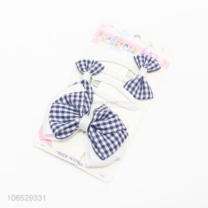 Wholesale Lovely Colorful Bowkot Hair Accessories Girls Headwear Hairpin Set
