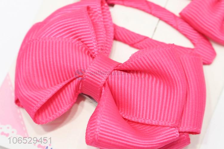 Factory Wholesale Cute Bow Kids Hairpins Set For Hair